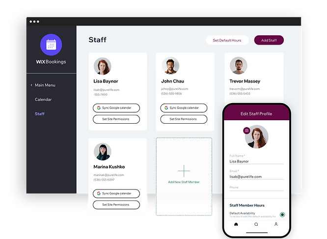 Staff Management Dashboard