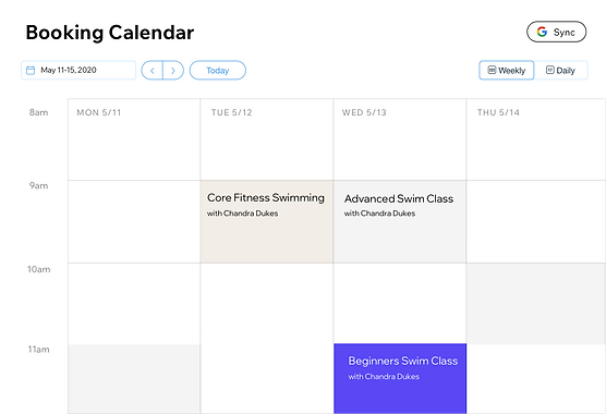 Booking Calendar